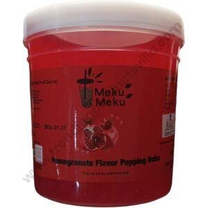 TPV® Meku Meku Pomegranate Flavor Popping Boba, 1.3 Kg