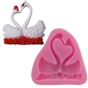 TPV® Swan Silicone Mould Chocolate CFondant andy Love Theme Cake Decoration Cupcake Topper Sugar Craft Gum Paste Cookie Biscuit