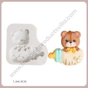 TPV® Luxury Teddy Bear Baby Shower Cake Mold Teddy Bear Party Supplies Teddy Bear Birthday Party Decoration Bear