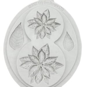 TPV® 1pc 4 Cavity Silicone Mould for Cake Decorating & Crafts Reusable Flower Shaped Fondant Mold