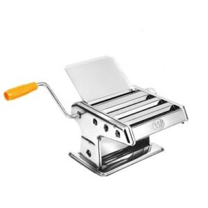 TPV® Manual Pasta Maker Machine, 150mm Steel Noodle Maker Machine with 9 Adjustable Thickness settings