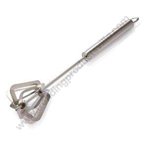 TPV® Mini Hand Whisk, Effortless Semi-Automatic Stainless Steel Mixi | Egg, Lassi & Butter Milk Maker