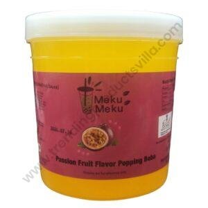TPV® Meku Meku Popping Boba Delicious Passion Fruit Flavour Juice 1.3kg