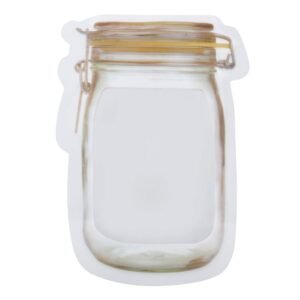 TPV® Sealing Bag, Transparent Treat Bags, Storage Bag, Resealable for Bakery for Cookies small size ( Pack of 10 )Â