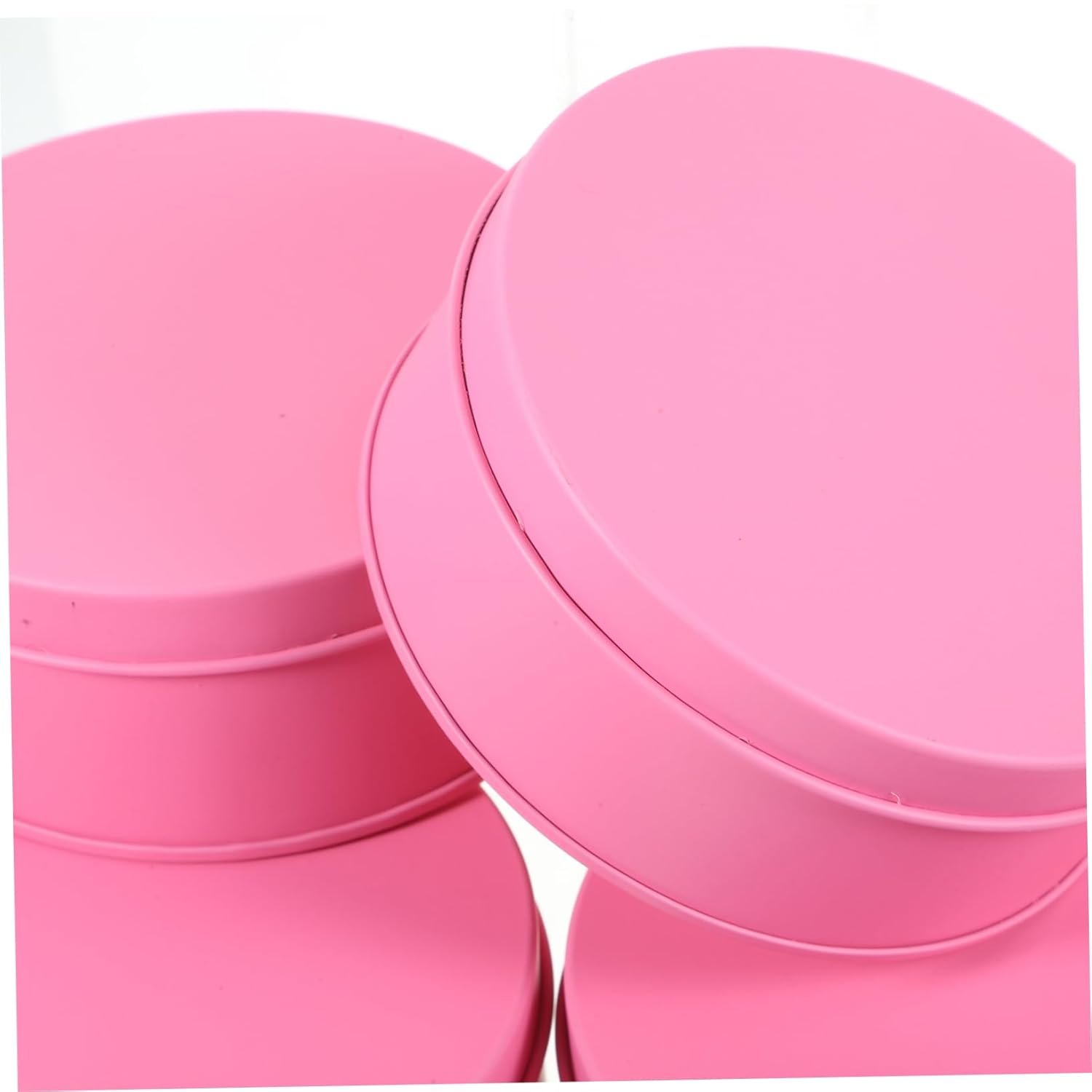 TPV® Dream Tin with Window (IMP) | Dream Cake Tin Torte cake Cookie Cake Tin - Sky pink Color - 11 cm X 5cm