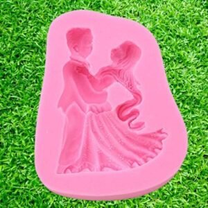 TPV® Wedding Couple Lovers Model Silicone Cake Mold Baking Tray Cake