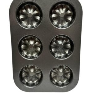 TPV® – 6 Cavity Flower Shape Nonstick Muffin Mould