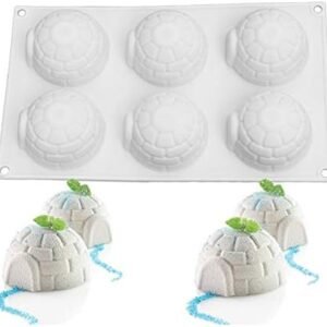 TPV® – 6 Cavity Igloo House Silicone Chocolate Mould