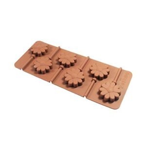 TPV® – 6 Cavity Silicone Flower Shape Lollipop Chocolate Mould