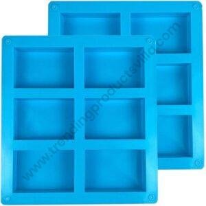 TPV® 6 Cavity Silicone Mould For Rectangular Soaps