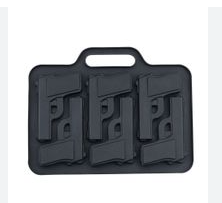 TPV® 6 In 1 Silicon Bakeware Gun Shape Ice Mould Cupcake Moulds Muffin Mould