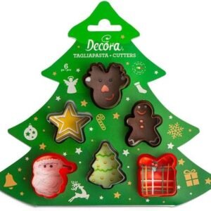 TPV® Cookie Cutters, 6 PCS Holiday Cookie Cutter Shapes