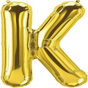 TPV® Alphabet Foil balloon | Letters balloon | Birthday name ballons | 16 inch Golden foil Balloons for Birthday