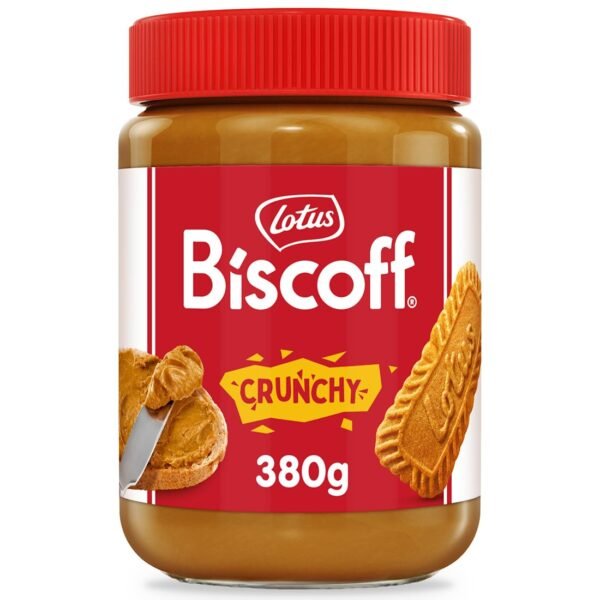 TPV® Biscoff Lotus | Belgian Speculoos | Sweet Spread | Crunchy | 380G | Non-Gmo And Vegan | Pack Of 1