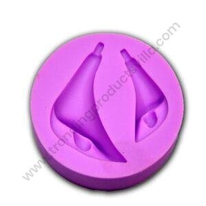 TPV® Foot Shape-Heel Silicone Mold || Decorating Mold for Chocolates/Candy || Bakeware (Purple)