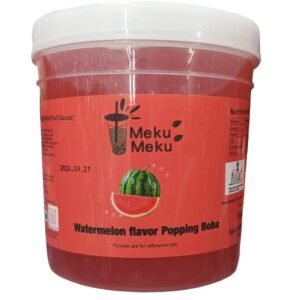 TPV®  Meku Meku Watermelon Flavour Popping Boba, 1.3 kg