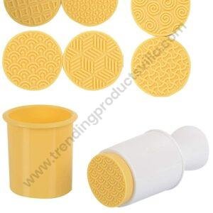 TPV® Baking Set 6PCS/Set Patterns Cookie Stamp with Cookie Cutter