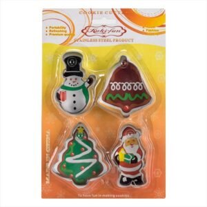 TPV® 4 Pieces Cookie Cutter Set Special for Christmas