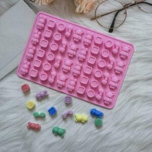 TPV® 1Pc 50 Silicone Forms Mold Shape Mould Jelly Cake Candy Trays