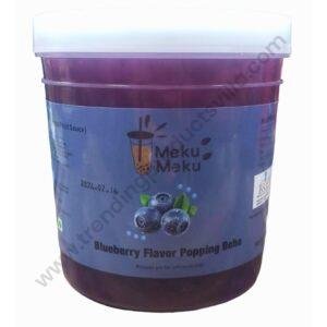 TPV® Meku Meku Popping Boba Delicious Blueberry Flavour Juice 1.3kg