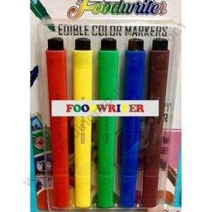 TPV® Food Writer Set Of 5 Foods Coloring Pens For Cake || Writing on Fondant