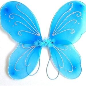 TPV® Fairy Butterfly Wings (blue) | Costume for Baby Girls Birthday Party | Party Gift for Kids