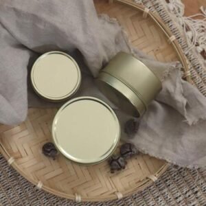 TPV® Big Dream Cake Tin | Gift Box | Chocolate Box | Jewellery Box - Gold 1 pc , 6.8" x 3"