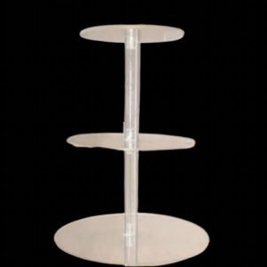 TPV®  3 Tier Round Cupcake Stand Wedding Birthday Party Display Tower ( Foldable )
