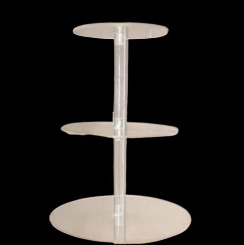 TPV® 3 Tier Round Cupcake Stand Wedding Birthday Party Display Tower ( Foldable )