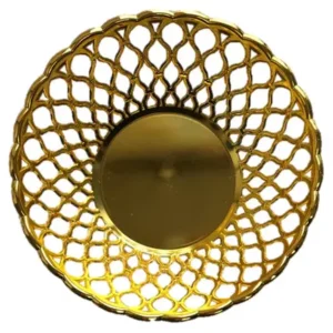 TPV® Plastic Fruit Bowl Netted Design 25 x 8 cm Assorted Colours 