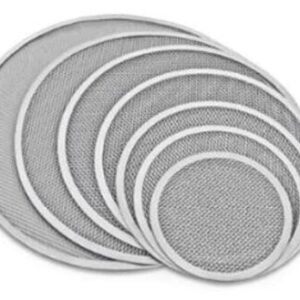 TPV® –7 Pc Set Aluminium Pizza Screen Mesh Baking Tray Non Stick Pan With Holes, Seamless Rim, Net Bakeware Kitchen Tool For Oven (6-12 Inch)