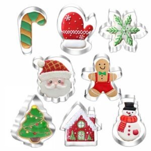 TPV® Cookie Cutter Shapes - Snowman,Christmas Fondant Tool