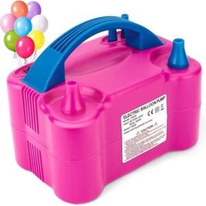 TPV®  foil Electric Air Balloon Pump Machine | Dual-Nozzle Portable Balloons Air Pump For Balloon Arch