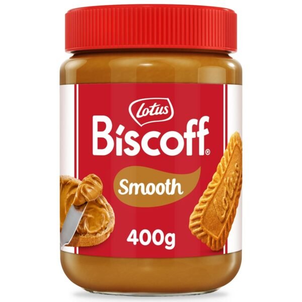 TPV® Biscoff Lotus | Belgian Speculoos | Sweet Spread | Smooth | 400g | Non-GMO and Vegan | Pack of 1