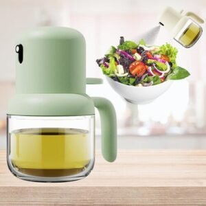 TPV®  Olive Oil Sprayer for Cooking, 180ml Glass Dispenser Bottle Spray Mister, Food Grade Vinegar Spritzer for Air Fryer