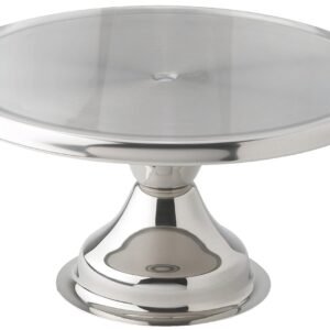 TPV® Stainless Steel Round Cake Stand, 13-Inch