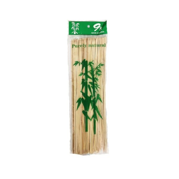 TPV® 12 inches 2.5 mm Strong Bamboo Skewer Party Sticks for Barbeque Long Toothpicks ( Pack of 75 )