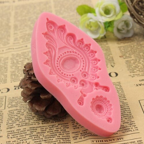 TPV® Vintage Jewelry Silicone Cake Fondant Sugarcraft Mold Mould Bake Decor Tool