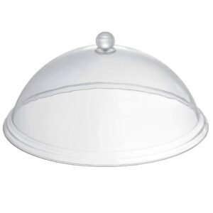 TPV® Polycarbonate unbreakable 10 inch Dome Shape Cover for Covering Food, Desserts, Fruits, Cake, Vegetables etc. (10 Inch)