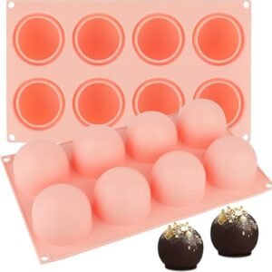 TPV® – 8 Cavity 3D Ball Shape Silicone Chocolate Mould