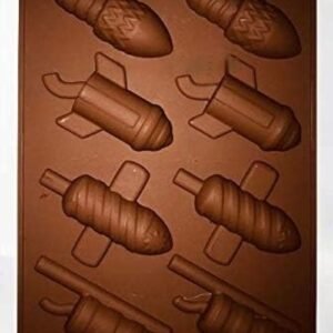 TPV® - 8 Cavity Diwali Rocket Silicone Chocolate Mould