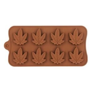 TPV® – 8 Cavity Leaf Silicone Chocolate Mould