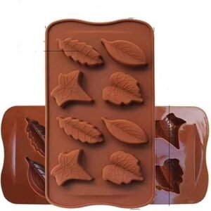 TPV® 8 Cavity Leaves Silicone Chocolate Mould