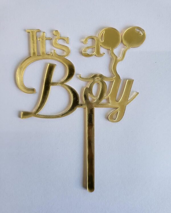 TPV® Cake Toppers (Its A BOY) PACK OF 1