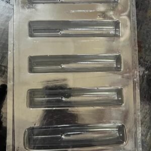 TPV® 5 Cavity Ladi Bomb Shape PVC Chocolate Mould [ Pack of 5]