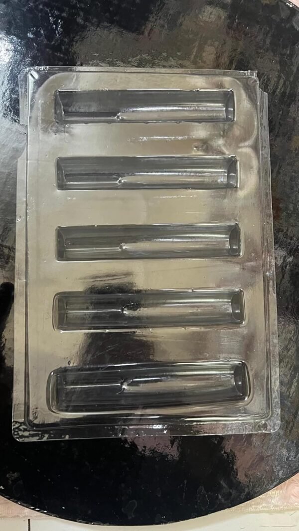 TPV® 5 Cavity Ladi Bomb Shape PVC Chocolate Mould [ Pack of 5]