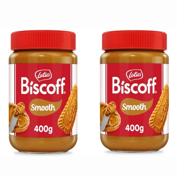TPV® Biscoff Lotus | Belgian Speculoos | Sweet Spread | Smooth | 400g | Non-GMO and Vegan | Pack of 2