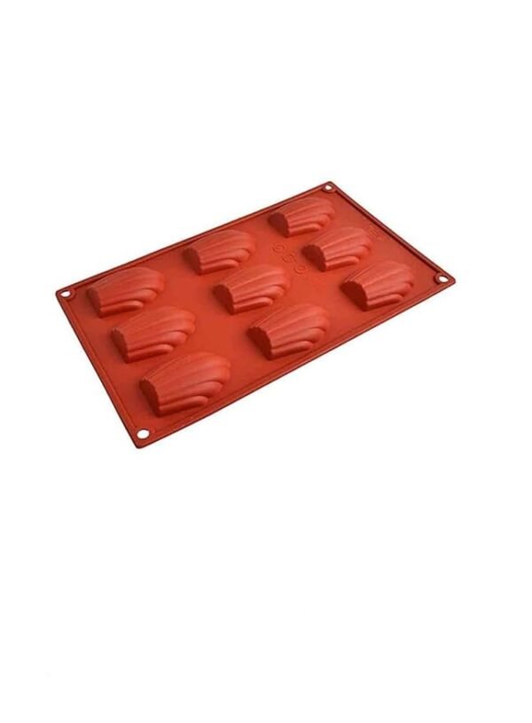 TPV® – 9 Cavity Madeleine Shell Shape Silicone Mould