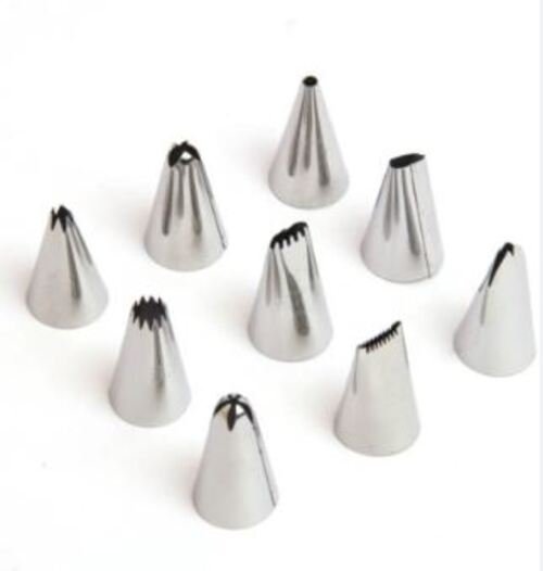 TPV® 9 Pc Icing Piping Nozzles Cake Sugarcraft Decorating Tool Set