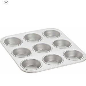 TPV® 9 In 1 Aluminium Muffin Mould Cupcake Mould